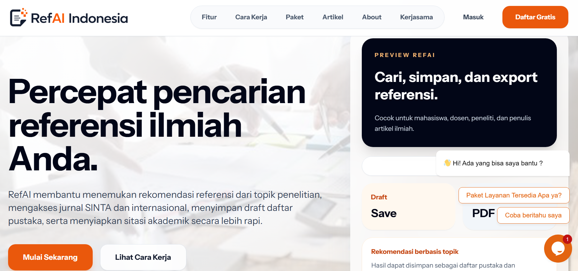 Refai Indonesia - Referensi Ilmiah Ai