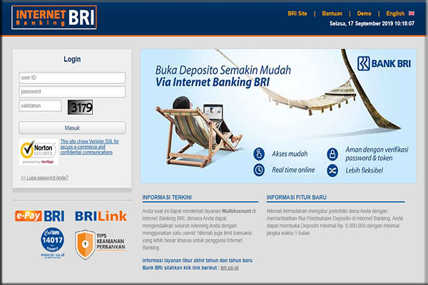 Cara Mendaftar Internet Banking BRI