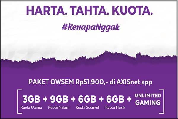 Paket Internet AXIS terbaru