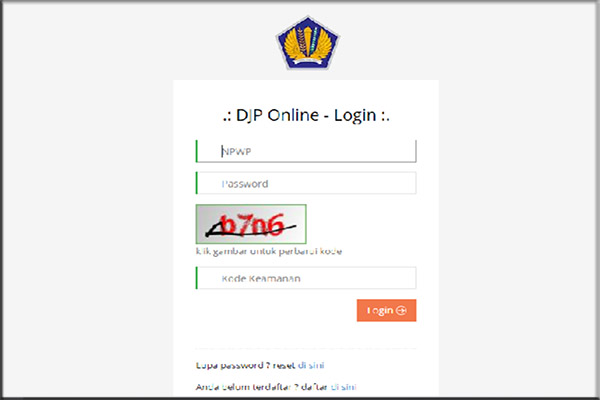 registrasi djp online