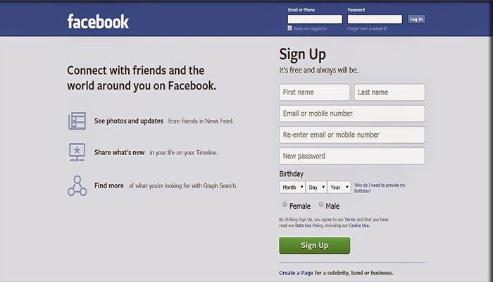 Langkah Membuat Akun Di Facebook